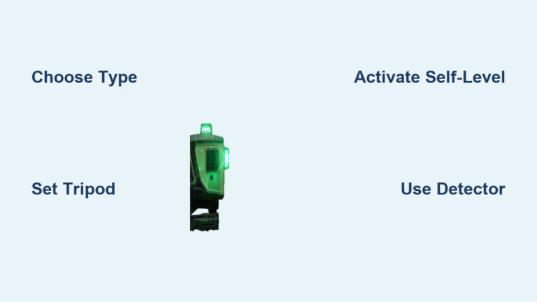 How to Use a Laser Level: Quick Guide